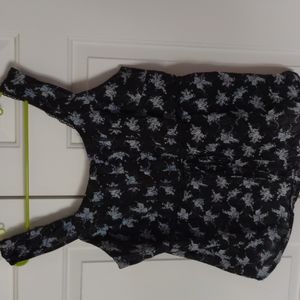 Baby doll style tank black